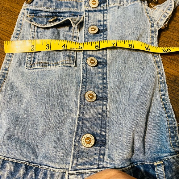Hollister Light Blue Denim Overalls - Picture 9 of 9